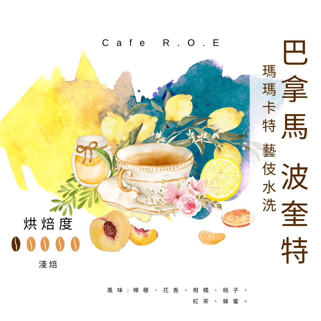 19.巴拿馬 波奎特 瑪瑪卡特 藝伎水洗 1-基本